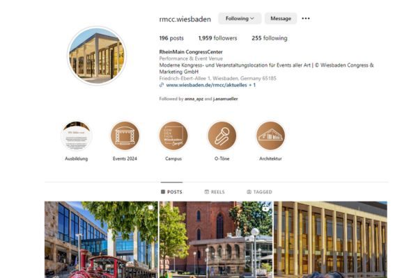 Logos RMCC und Istagram